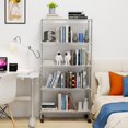 thumbnail image 2 of IVV 5 Tier Shelving Unit, NSF Certified Metal Wire Shelf, Heavy Duty Steel Utility Shelf Storage Rack Organizer 700 LBS Capacity - 30"L x 14"W x 60"H, Chrome, 2 of 10