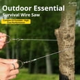 thumbnail image 4 of Scie à Fil de Survie en Acier Inoxydable 3 Pcs, Outil de Coupe Portable pour Poche, 4 of 8