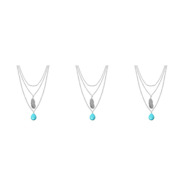 Qarigey Collar de aleación elegante para mujer, adorno para el cuerpo, colgante de joyería para mujer, collares de piedra, regalo de cumpleaños, Type1 NO1 Qarigey CBP387593