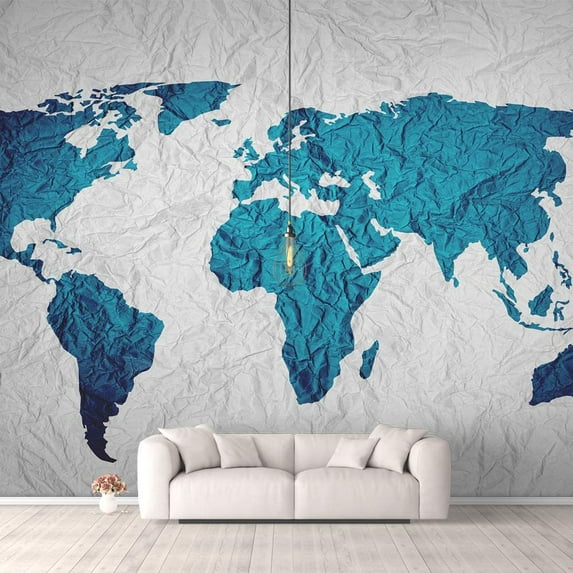 Idea4wall 4pcs Vintage Pictures Collage Peel and Stick Wallpaper Removable Wall Murals Large Wall Stickers for Home Decoration, 66"x24"