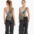 thumbnail image 6 of Paisley Crossbody Sling Backpack for Men - Womens Fashion Sling Bag with Adjustable Shoulder Straps for Travel Hiking Chest Bag Daypack Anti-theft Purse, 6 of 6