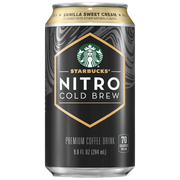 (8 Cans) Starbucks Nitro Cold Brew Premium Coffee Drink, Vanilla Sweet