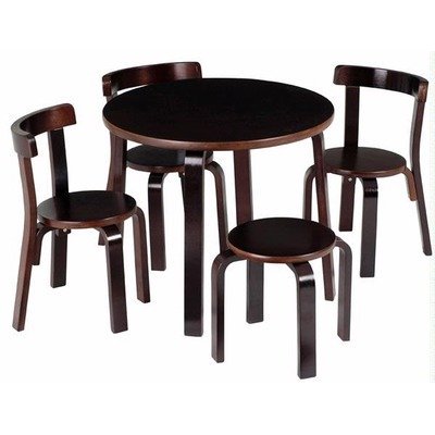 Svan Play With Me Toddler Table Chairs Set Espresso Walmart Com Walmart Com