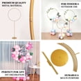 thumbnail image 4 of Efavormart 7Ft | Gold Balloon Column With Hoop Flower Pillar Stand, Metal Arch Table Centerpiece – Height Adjustable, 4 of 10