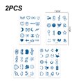 thumbnail image 2 of Mini pegatinas temporales falsas para tatuajes en los dedos: tatuajes de diseño pequeño y simple, tatuaje temporal de 8 hojas, 2 of 6