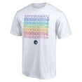 thumbnail image 2 of Unisex White Minnesota Lynx Wordmark Pride T-Shirt, 2 of 3