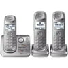 Panasonic Link2Cell Cordless Phone with Comfort Shoulder Grip and Answering Machine, 3 Handsets