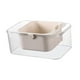 thumbnail image 1 of Bandeja para refrigerios, soporte para maquillaje, contenedor multiusos de doble capa para frutas secas, organizador de almacenamiento de refrigerios, 1 of 7
