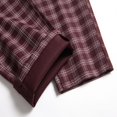 thumbnail image 3 of Keevoom Mens Slim Fit Dress Pants Casual Stretch Flat-Front Plaid Chinos Pants, 3 of 6