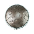 thumbnail image 1 of Steel Tongue Drum,13 Inch 15 Notes D Key HandPan Tank Drum Percussion Instrument for Meditation Entertainment, 1 of 7