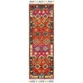 thumbnail image 7 of SAFAVIEH Aspen Jake Southwestern Wool Area Rug, Orange/Fuchsia, 10' x 14', 7 of 7