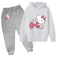 thumbnail image 5 of Conjunto de ropa infantil con dibujos animados de Hello Kitty para otoño e invierno, traje deportivo de ocio para niñas pequeñas, 5 of 5