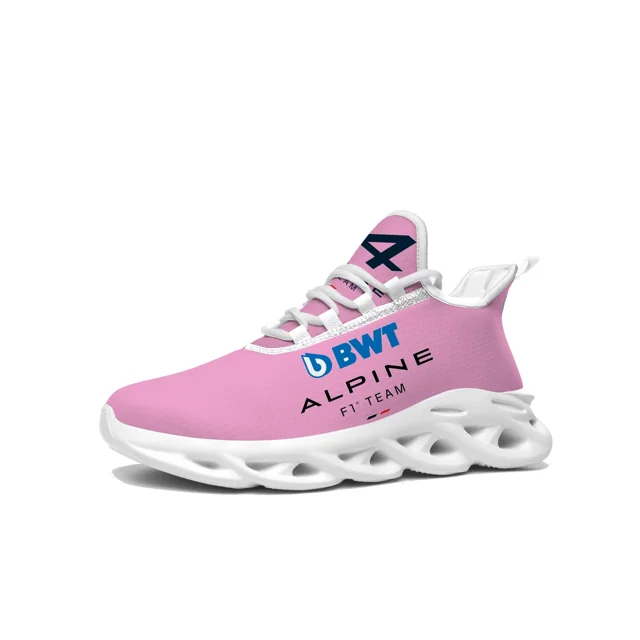 2024 Alpine F1 Sneakers Team Racing Mens Womens Teenager Fashion Sports Running Shoes High Quality Custom Built Lace Up Shoes