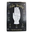 thumbnail image 4 of Psychic Fortune Teller Chirology Palmistry Palm Reading Metal Wall Sign Decor, 4 of 8