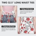 thumbnail image 6 of Pioneer Flower Floral Print Pattern Apron-Garden Aprons for Women with Pockets-Cotton Linen Waterproof Kitchen Cooking Gardening Aprons Adjustable for Kitchen,Cooking,BBQ and Salon 33x27 Inch, 6 of 7