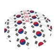 thumbnail image 5 of Korean Flag Tree Skirt Christmas Printed Xmas Holiday Decorations Indoor Outdoor 48", 5 of 6