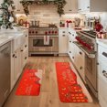 thumbnail image 5 of Christmas Kitchen Floor Mats, Non Slip Kitchen Rug Set, L Shape Cushioned Antifatigue Polyester Floor Mats for Entryway, Dining Room, Bathroom, 2 Piece Red Thickened Encryption Runner Set, 5 of 7