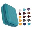 thumbnail image 4 of Guitar Pick Bag Set, Guitar Pick Holder Case EVA And Cloth  For Storage Blue With Strap, 4 of 8