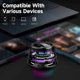 thumbnail image 4 of Mini Bluetooth speaker G200 multifunctional magnetic Bluetooth speaker small wireless speaker with built-in magnets and multi-RGB color lighting purpl, 4 of 5