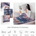 thumbnail image 4 of Christmas Gingerbread Man Throw Flannel Blanket 50x80In Xmas Tree Candy House Winter Night Snow Scene Super Soft Cozy Bed Blanket, Lightweight Plush Fuzzy Bed Throw for Bedroom Sofa Couch Living Room, 4 of 4