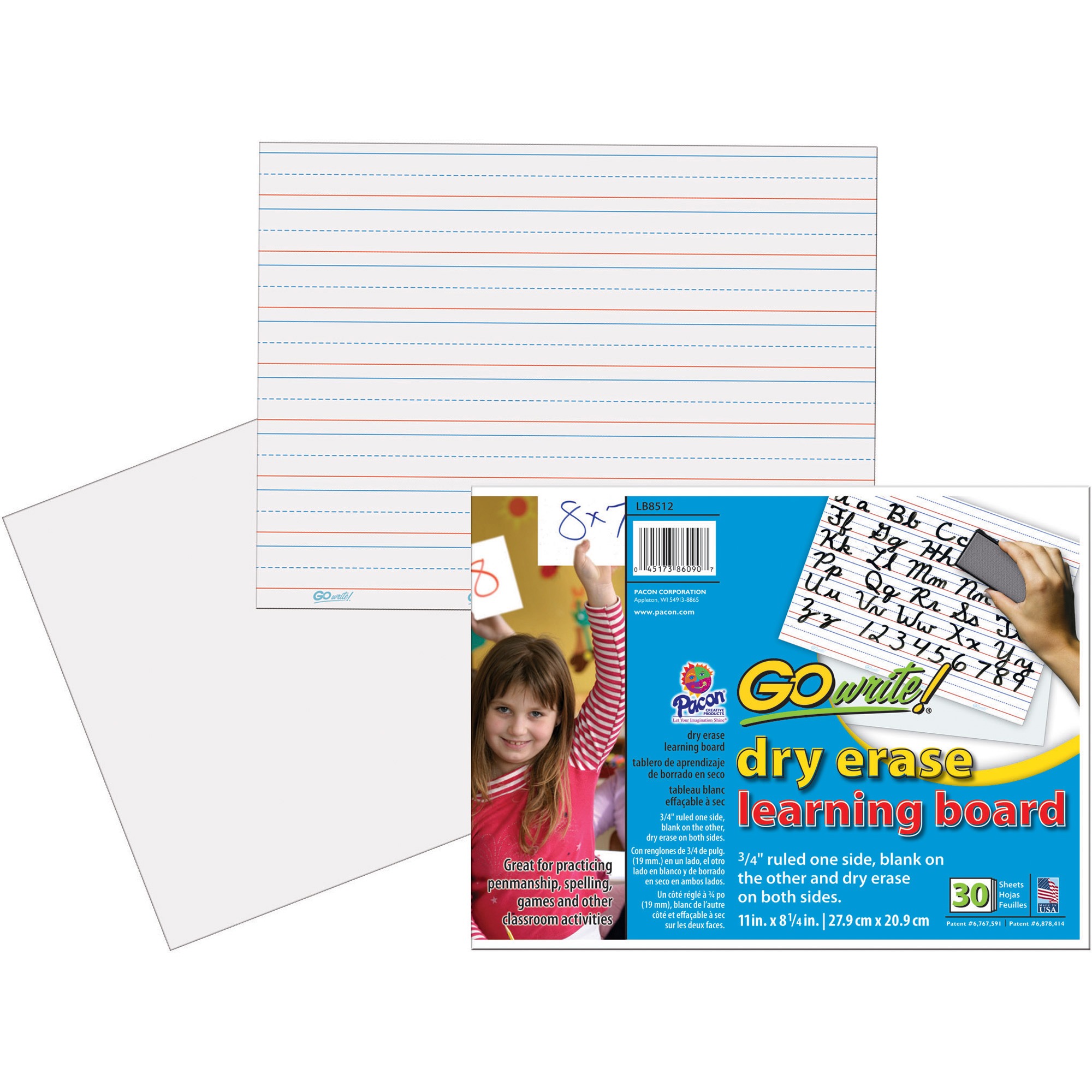 GoWrite! Dry Erase Learning Board, 30 / Pack (Quantity)