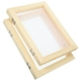 thumbnail image 1 of 2Pcs Paper Making Mold Paper Making Screen DIY Making Paper Frame Paper Making DIY Mold (Random Style Hinge), 1 of 6
