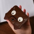 thumbnail image 4 of ZZkhGO Faux Leather Mini Coin Purse, Slim Soft Card Wallet with Magnetic Proof ID Pouch, Compact Cash Holder for Small Change Cards Daily Use, 4 of 6