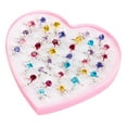 thumbnail image 1 of 36PCS Kids Ring Set Cute Crystal Decor Adjustable Party Ring Jewelry Finger Ring, 1 of 6