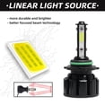 thumbnail image 5 of US Combo H13+9006 LED Headlight Fog Light For Dodge Ram 1500 2500 35002006-2009, 5 of 5
