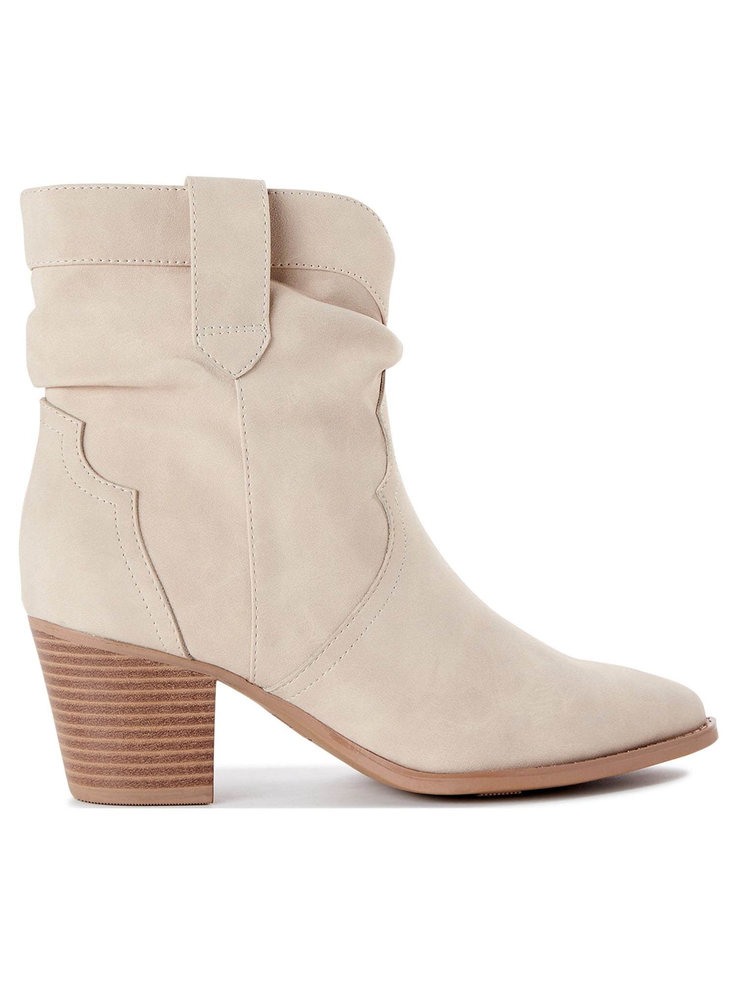Time and Tru Women's Western Slouch Boots