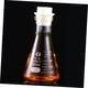 thumbnail image 4 of Matraz Erlenmeyer De Vidrio Con Tapón, 250 Ml De Cuello Ancho, Cristal Transparente Graduado Para Laboratorio Químico, Matraces Cónicos Para Experimentos Científicos y Mediciones Preci, 4 of 5