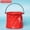 Red, variant on Grrvtrz Five Colors Optional Retractable Folding Portable Small Bucket Outdoor Travel Water Storage Bucket Car Washing Tools,Cleaning Supplies,Home Cleaning Products