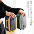 thumbnail image 4 of 5PCS Portable Solid Colour Thickened Student Lunch Box Compartment Lunch Box Microwave Lunch Box Heat-resistant Lunch Box Blue 4PCS, 4 of 6