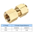 thumbnail image 5 of Uxcell Female Thread Tube OD Brass Compression Tube Fitting 8mm, 5 of 5