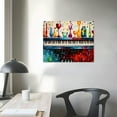 thumbnail image 3 of Nawypu  Music Canvas Wall Art Piano Painting Pictures Prints Colorful Musical Artworks for Home Studio Music Room Vintage Bar Decor, 3 of 4