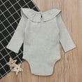 thumbnail image 4 of Fesfesfes Toddler Infant Baby Jumpsuit Boys Girls Solid Ruffles Romper Jumpsuit Outfits Clothing or, 4 of 4