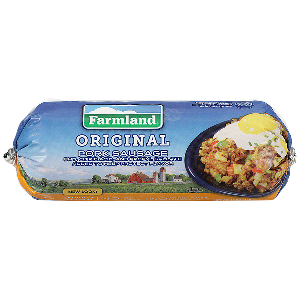 Farmland Original Pork Sausage Roll, 16 oz - Walmart.com - Walmart.com