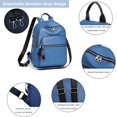 thumbnail image 4 of Sunyuer PU Leather Stylish Travel Backpack - Lightweight and Multi Pockets Sports Yoga Bag for Commuting, 4 of 7