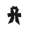 Hairitage Velvet Bow Scrunchie – Black, 1PC