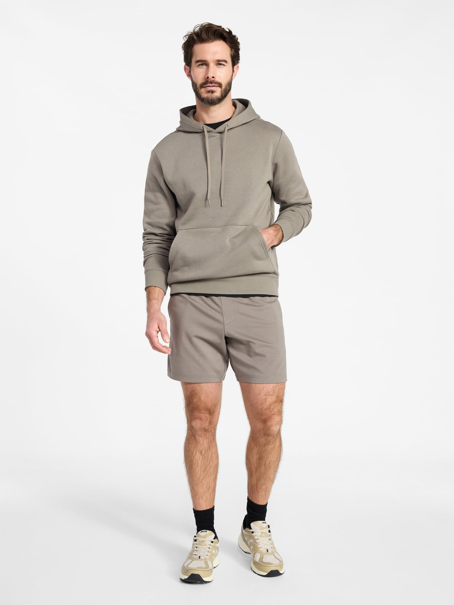 Athletic Works Men's & Big & Tall Men's Fleece Hoodie Sweatshirt, Sizes XS-4XLT