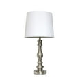 thumbnail image 7 of Elegant Designs 3-Pack Brushed Steel Lamp Set (2 Piece 27" Table Lamps, 1 Piece 60" Floor Lamp), 7 of 7