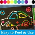 thumbnail image 5 of 700 PCS Dot Stickers 3/4 Inch Color Coding Labels Round Colored Dot Stickers, 10 Assorted Color Colorful Coding Label Circle Sticker for Toddler Office Student Classroom, 70 Labels/Sheet, 5 of 6