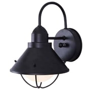 Better Homes & Gardens 12 Farmhouse Bronze Outdoor Wall Light, Metal Fixture Opal Glass Shade