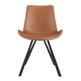 thumbnail image 5 of SAFAVIEH Terra Mid Century Modern Dining Chair, Set of 2, Cognac, 5 of 13