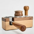 thumbnail image 2 of 51mm Coffee Portafilter Espresso Handle Bottomless Wooden Handle Filterholder, 2 of 9