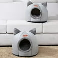 thumbnail image 6 of DABEI Cozy Cat Cave Bed - Soft, Removable, And Winter-Warm For Kittens And Pets, 6 of 21