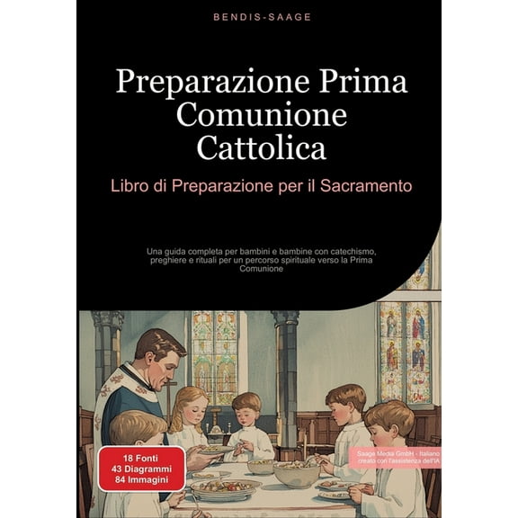 Preparazione Prima Comunione Cattolica: Libro di Preparazione per il Sacramento: Una guida completa per bambini e bambin, (Paperback)