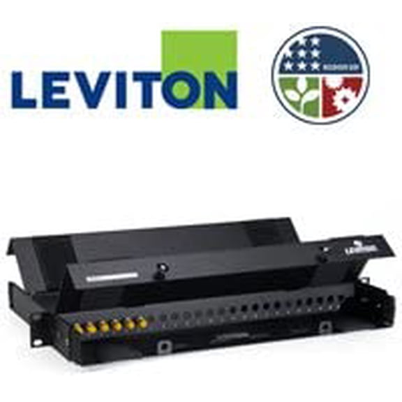 Leviton 5R030-HB ENCL 1RU 24F ST 6 ADPT