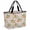 Pink, White, Orange, variant on Tropical Palm Leaves Pineapple Beach Bag for Women, Large Breathable Mesh Beach Tote Bag, Summer Botanical Pink Striped Sandproof Lightweight Travel Bags for Vacation Picnic Swimming Pool