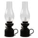 thumbnail image 1 of 2 lámparas LED de queroseno vintage para camping, linterna de exterior con llama parpadeante, estilo retro, transparente, para uso en interiores y exteriores, 1 of 7